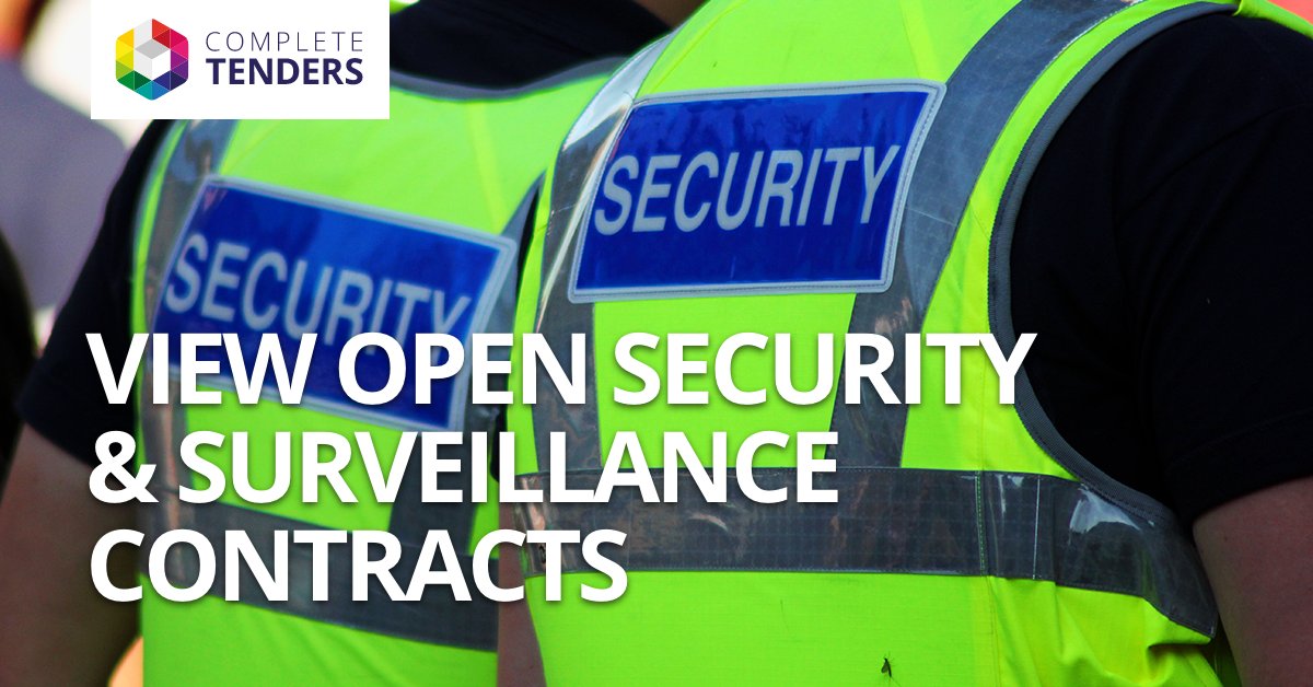 Security & Surveillance Tender & Contract Notices