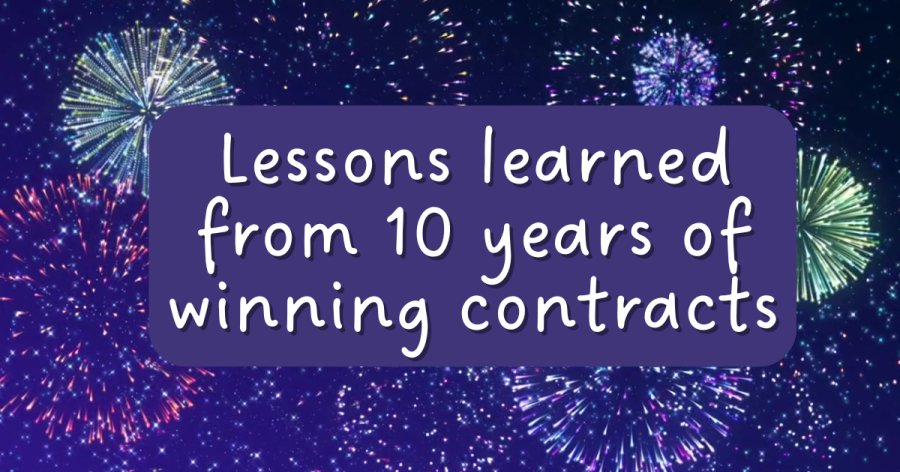 10 years of winning contracts